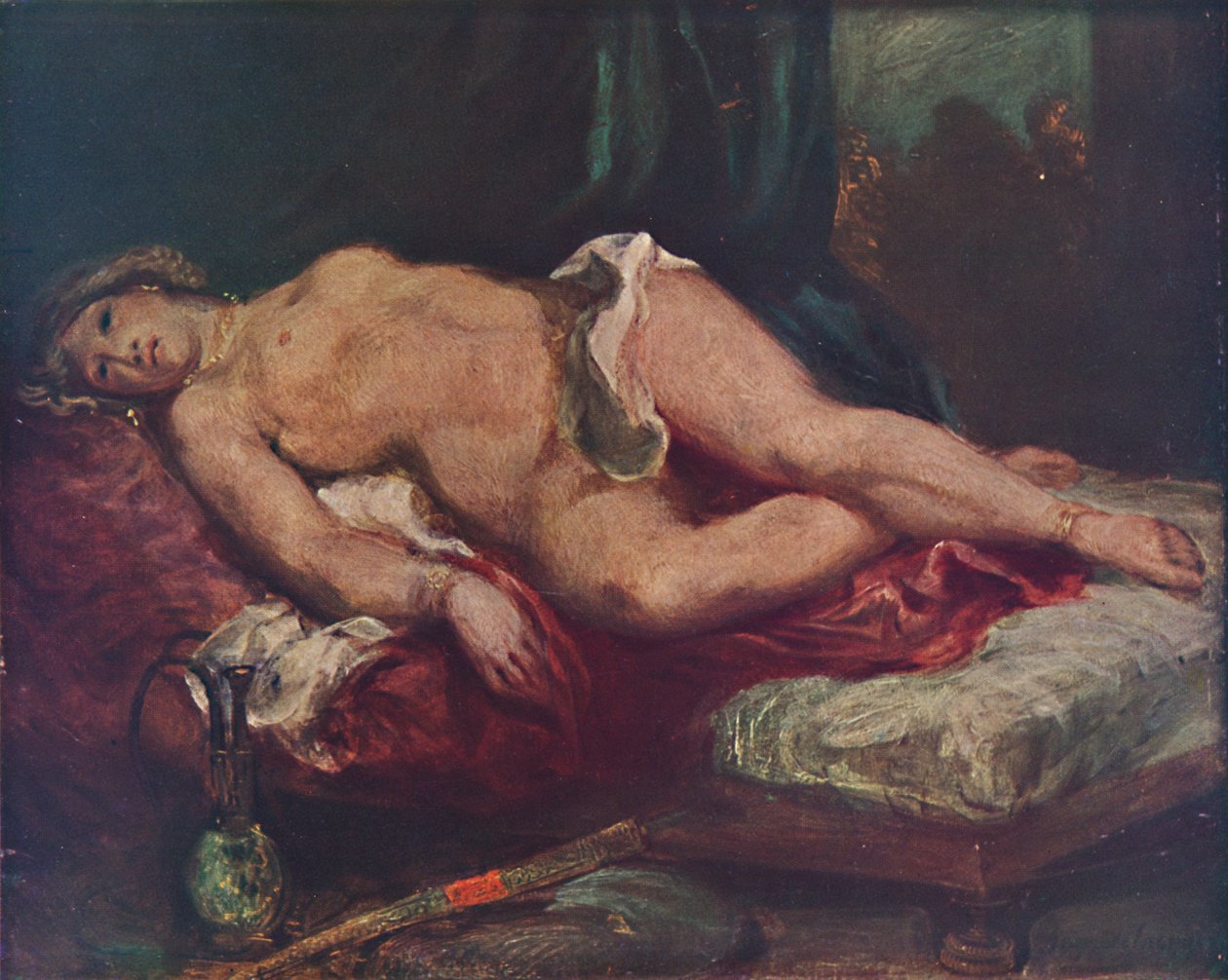 La Odalisca, 1825, 1937 de Ferdinand Victor Eugene Delacroix