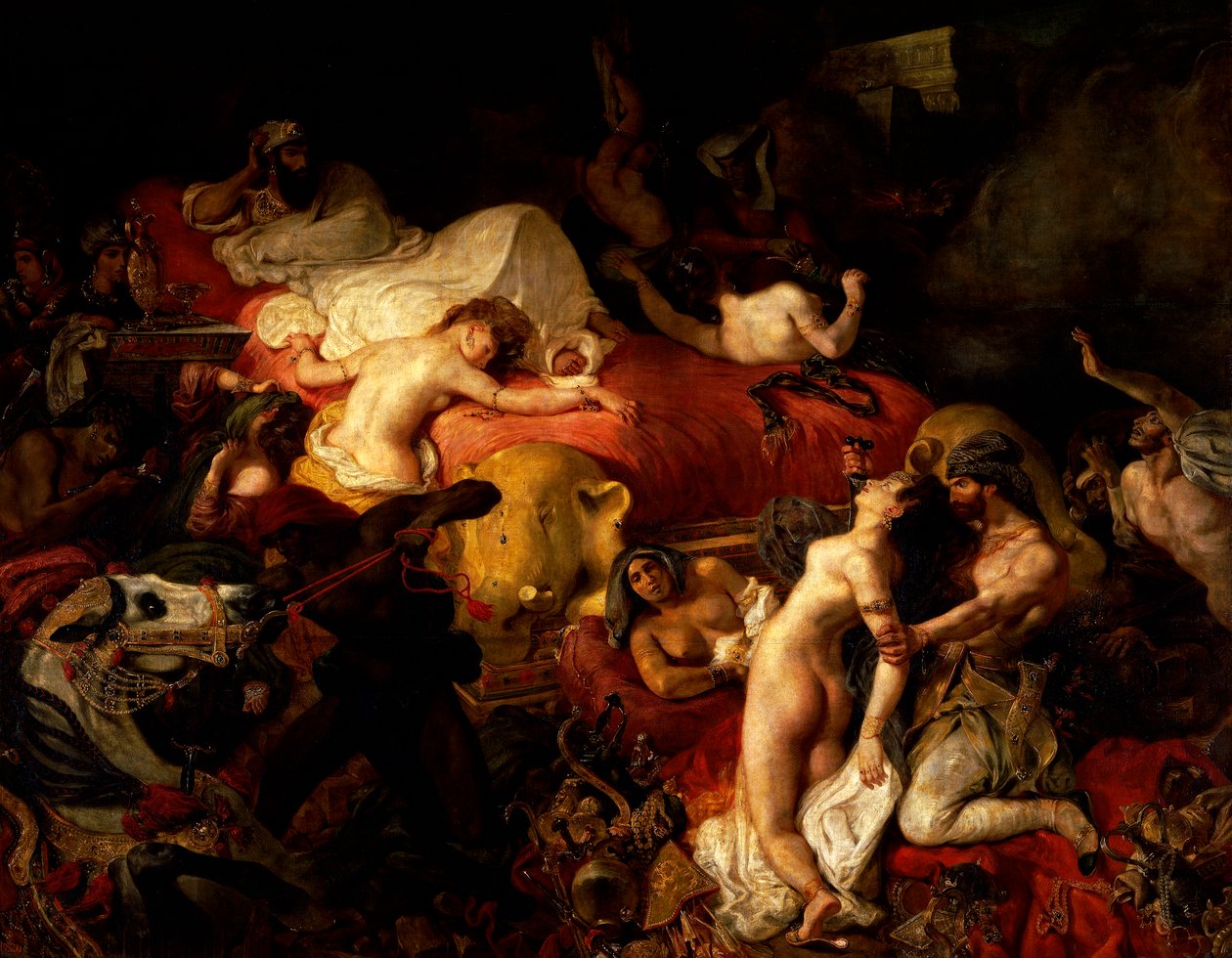 La muerte de Sardanápalo de Ferdinand Victor Eugene Delacroix