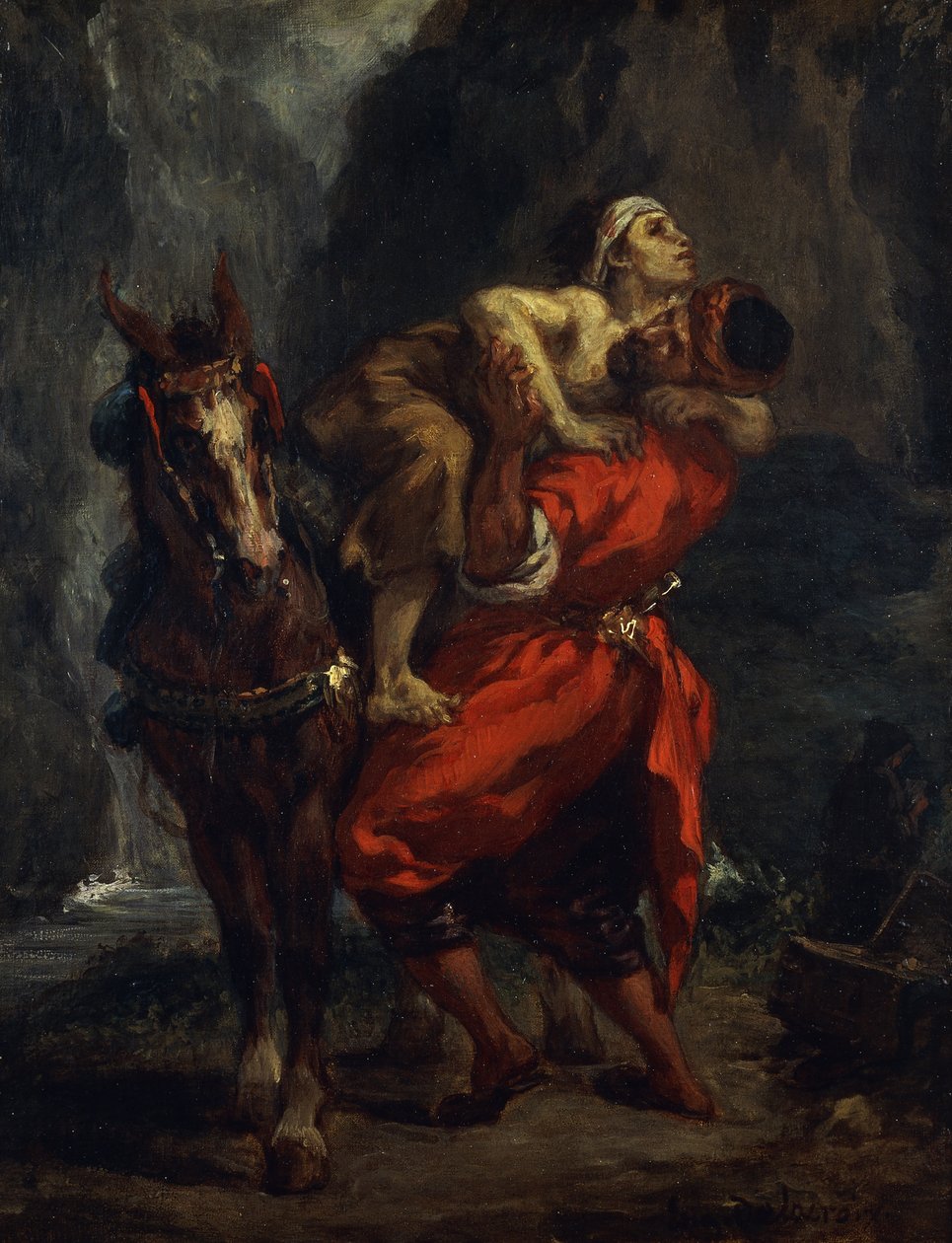 El buen samaritano de Ferdinand Victor Eugene Delacroix
