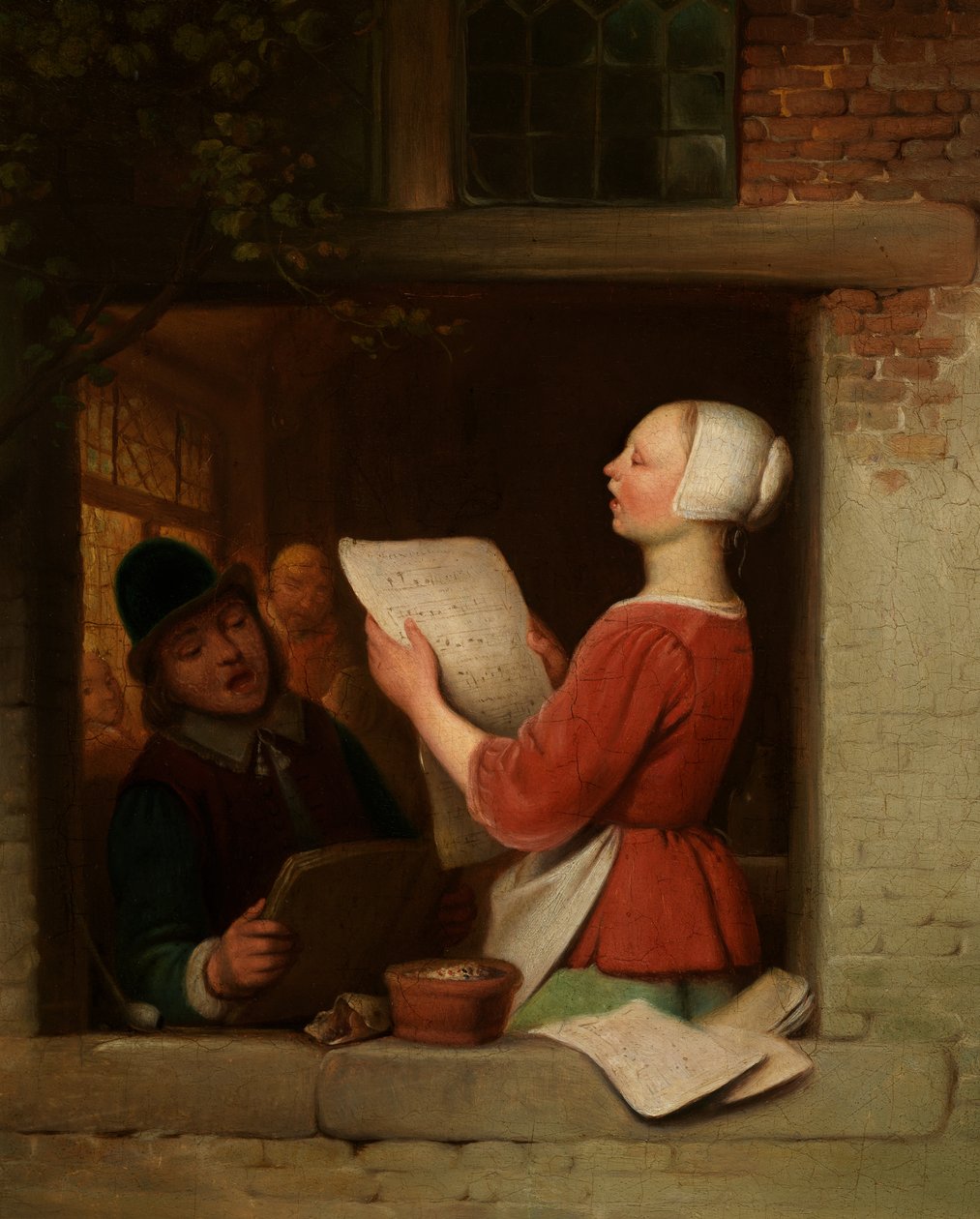 Los cantores (óleo sobre lienzo) de Ferdinand de Braekeleer