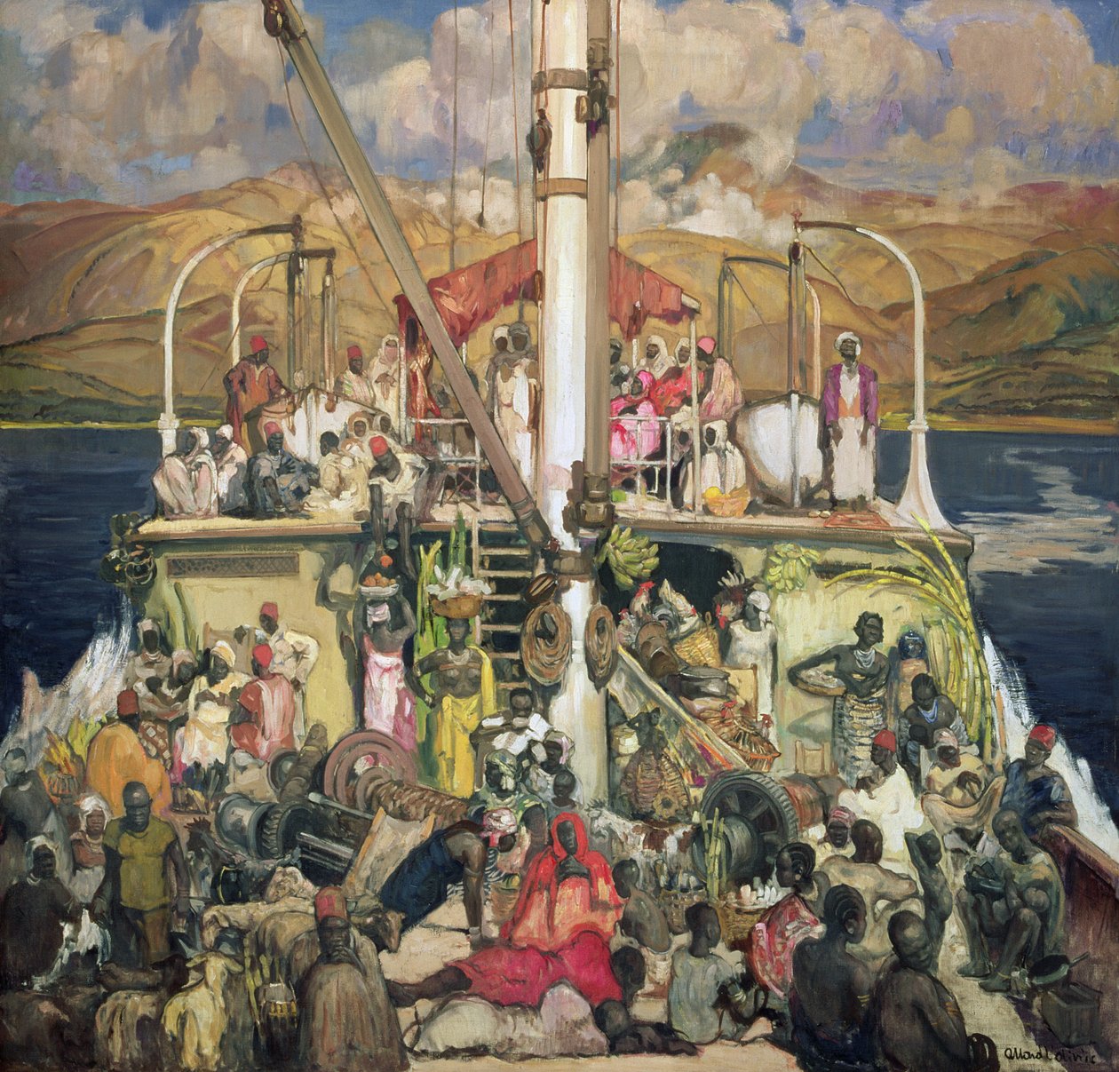 El ferry, c.1928-33 de Fernand Allard L