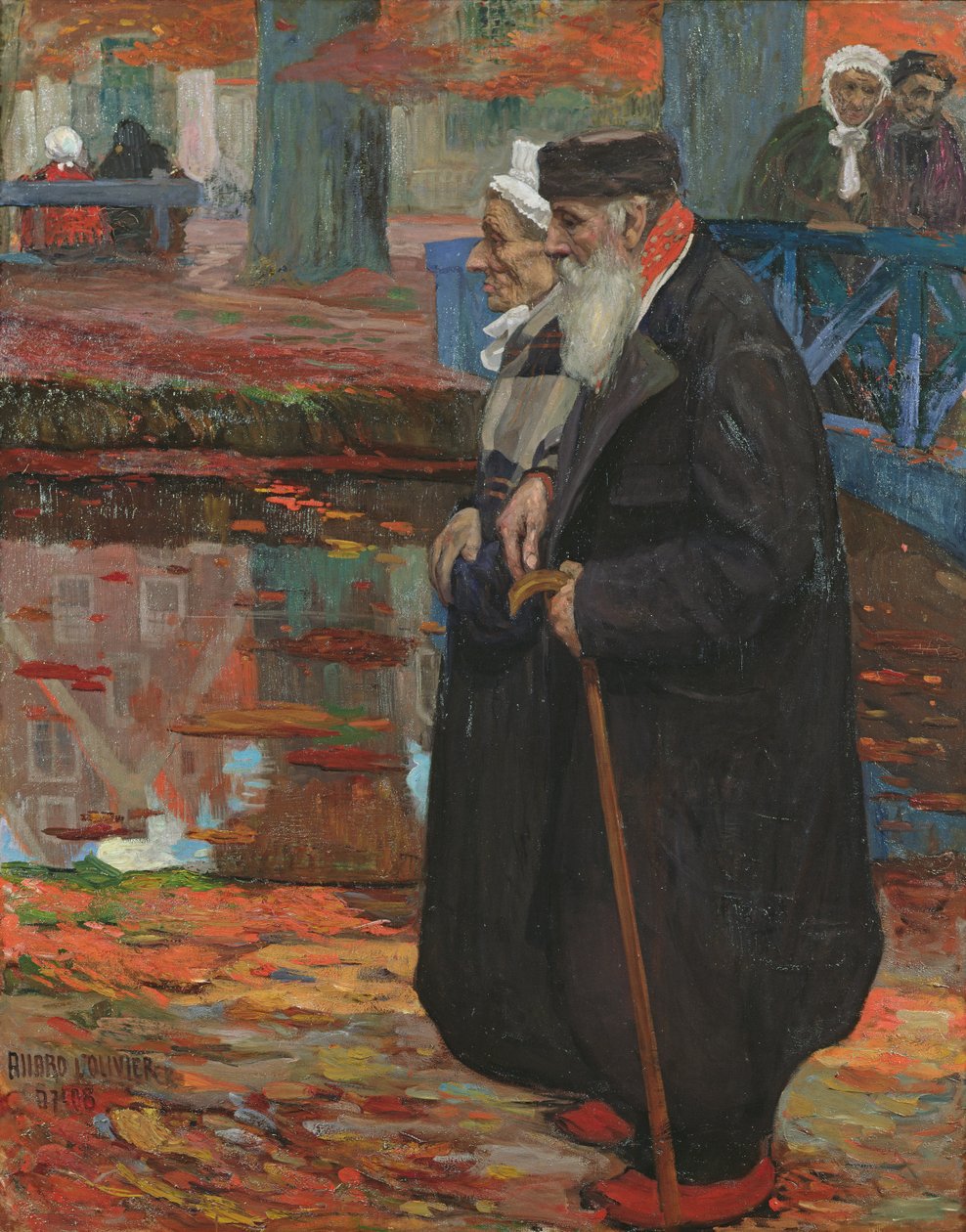 La vieja pareja, 1907 de Fernand Allard L