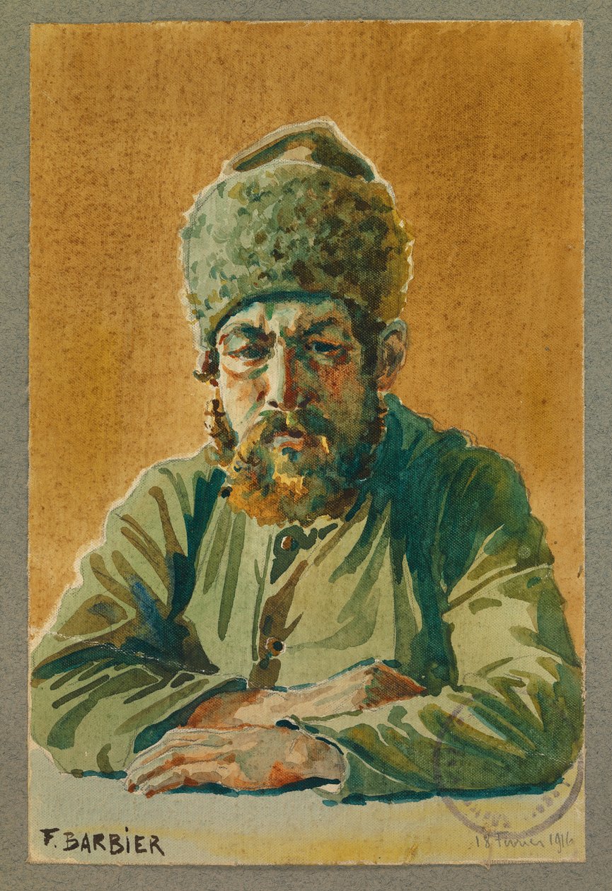 Prisionero ruso, Gustrow de Fernand Barbier