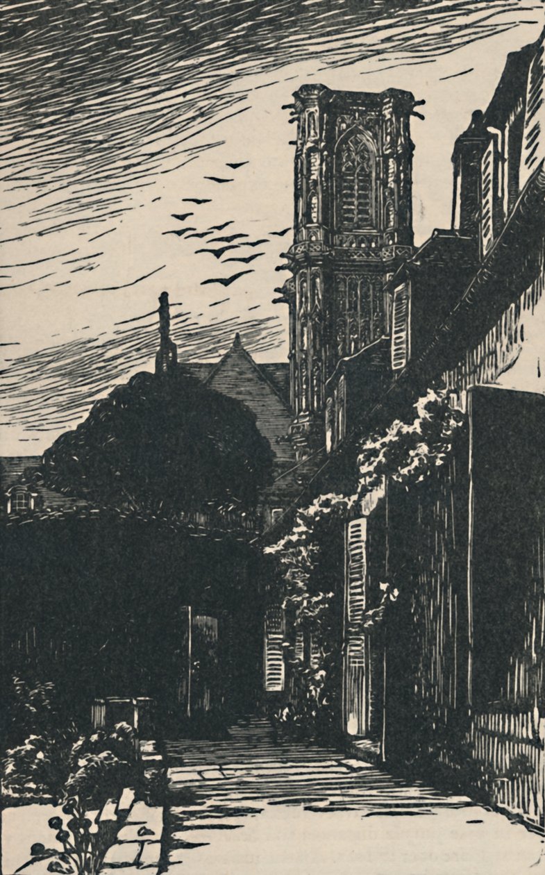 Nevers - Torre de la Catedral, 1919 de Fernand Chalandre