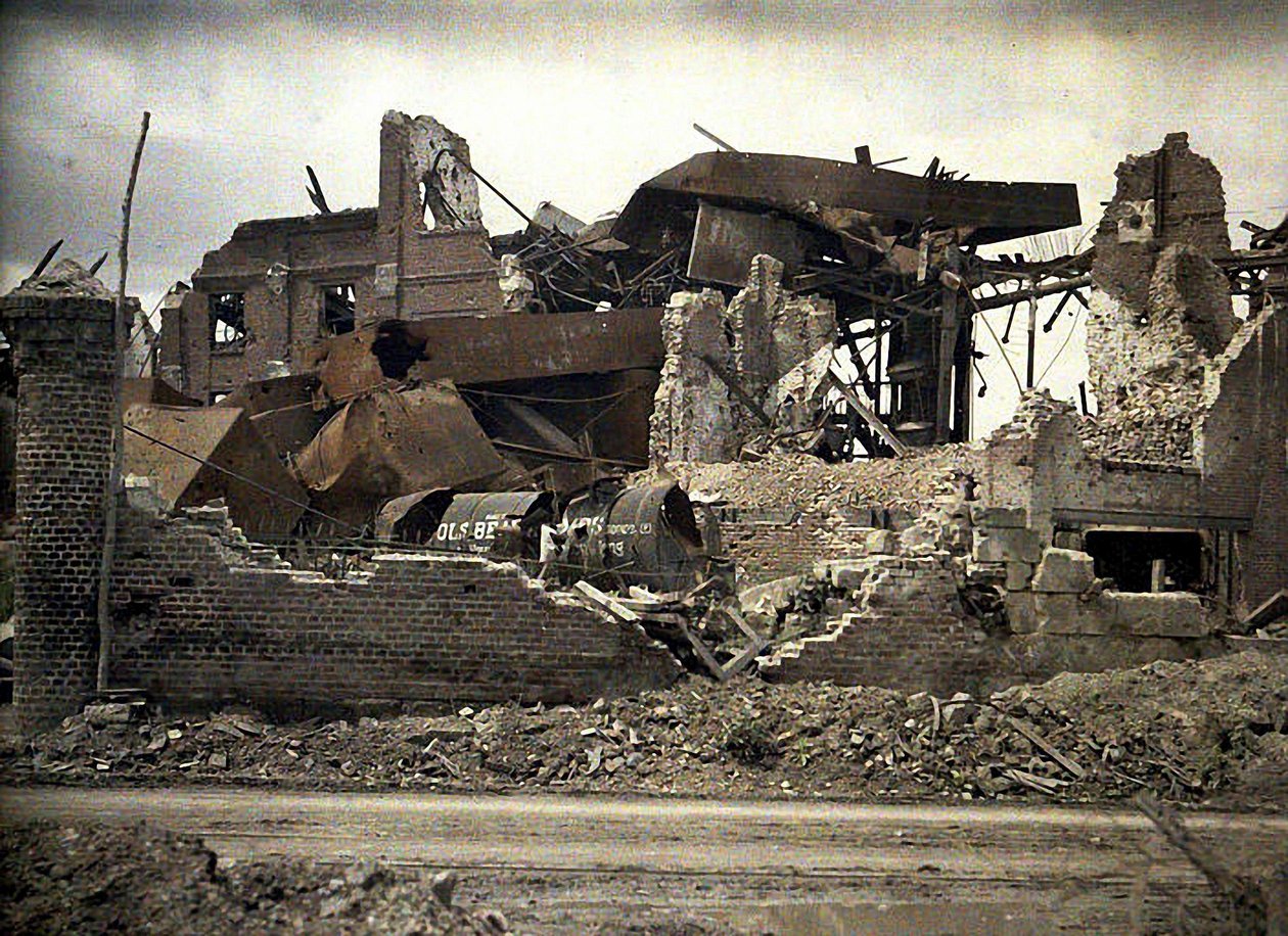Ruinas, Aisne, Francia, 1917 de Fernand Cuville