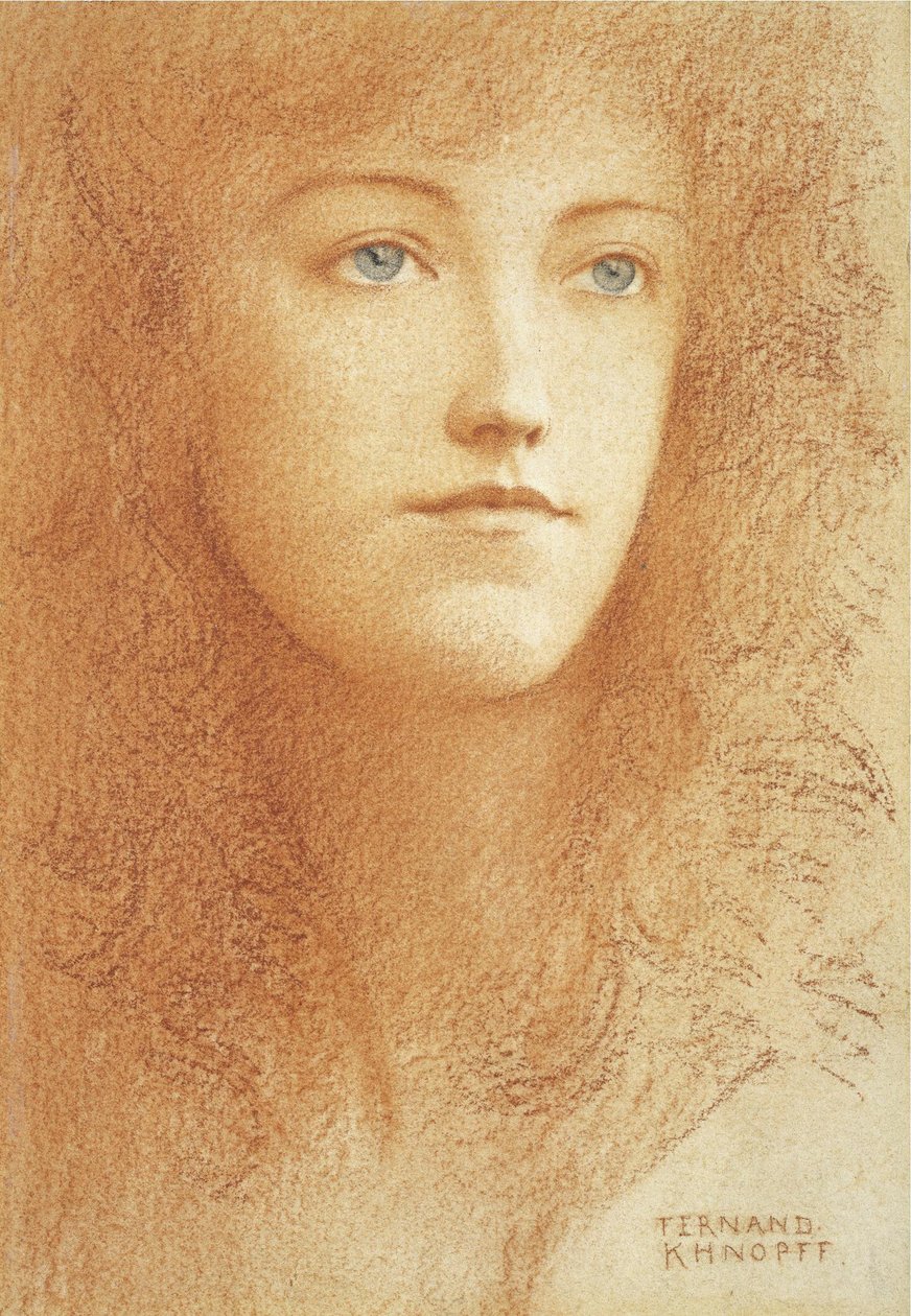 Una joven inglesa de Fernand Khnopff