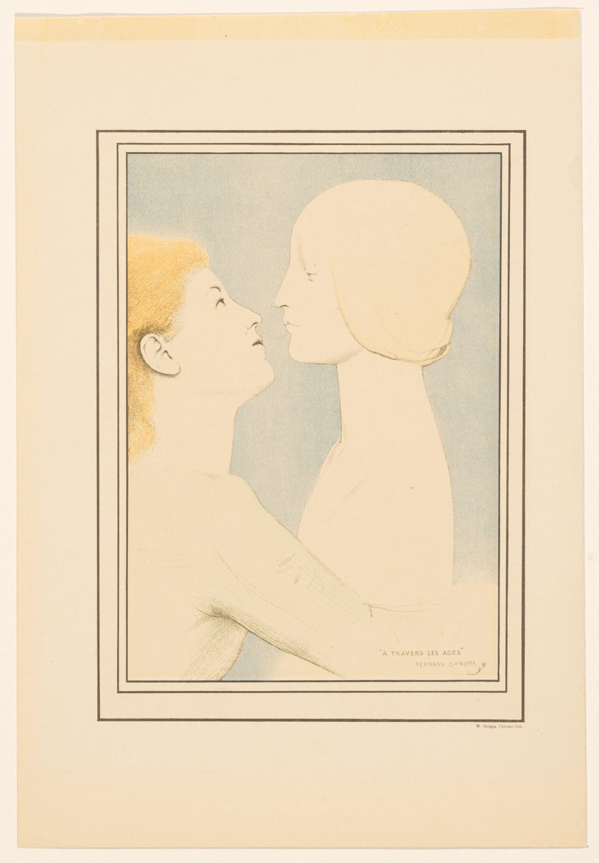 A través de los años de Fernand Khnopff