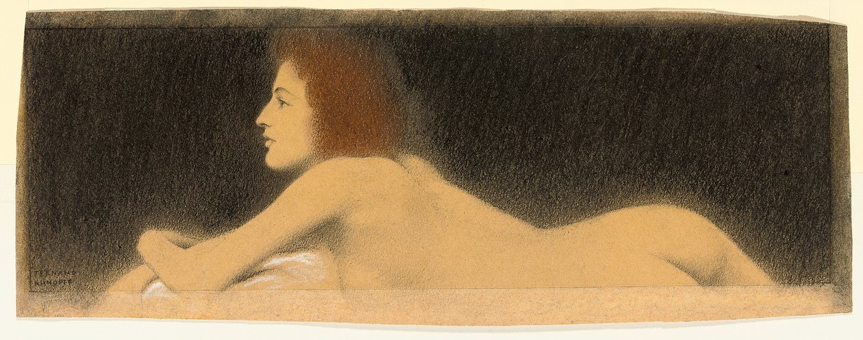Estudio de desnudo, c.1910 de Fernand Khnopff