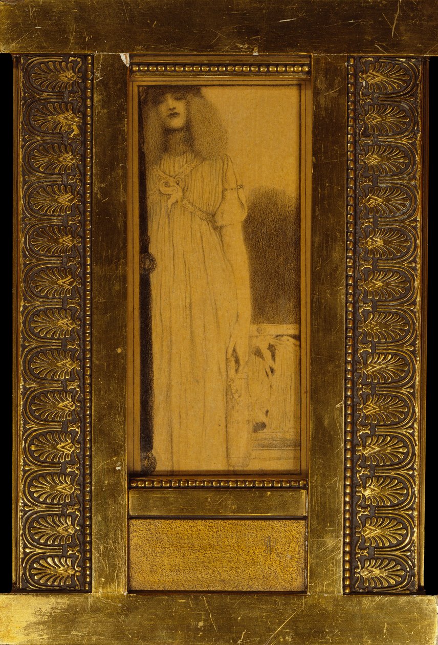 Estudio de una mujer de Fernand Khnopff