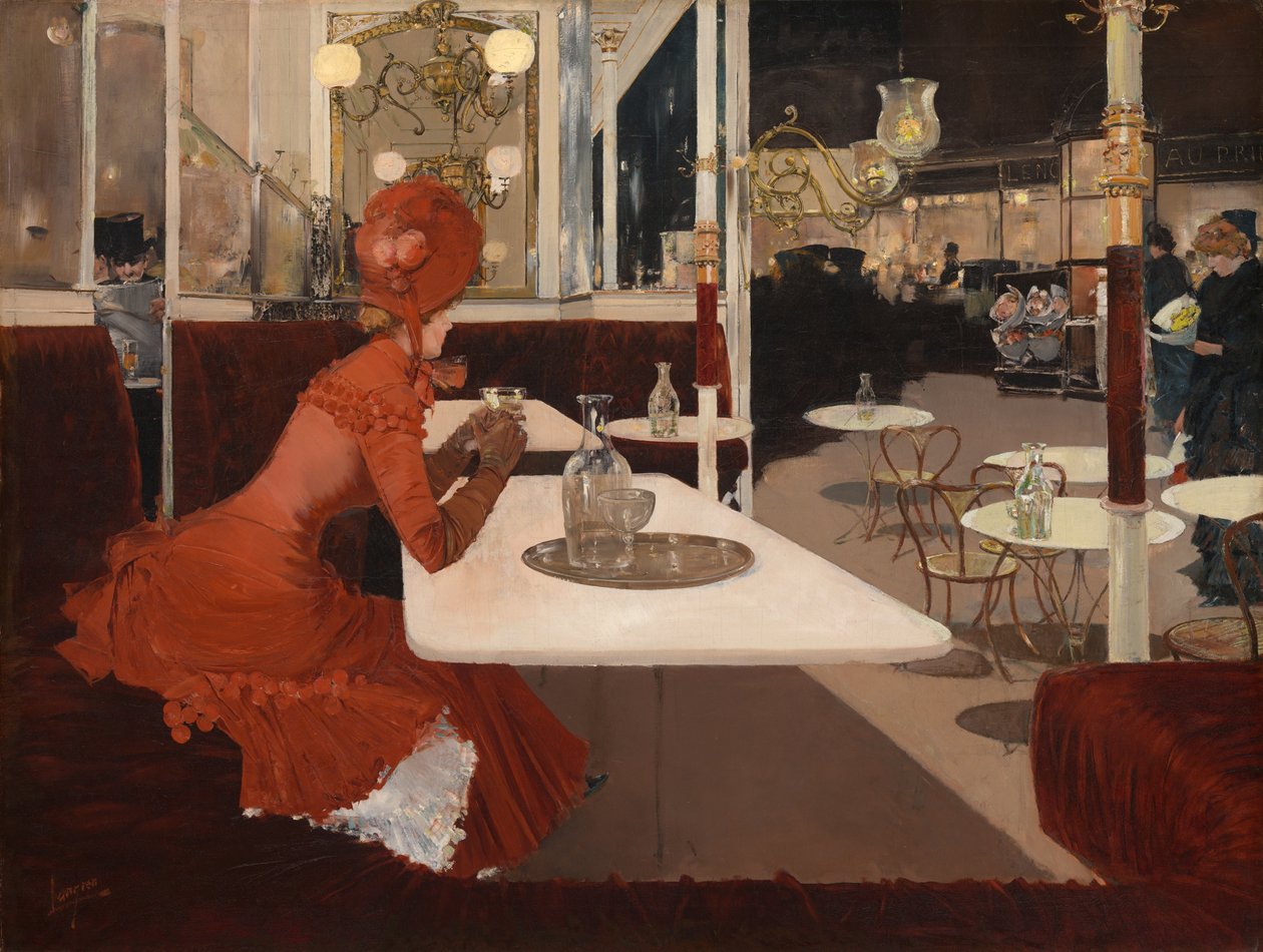 En el Café, 1882-84 de Fernand Lungren