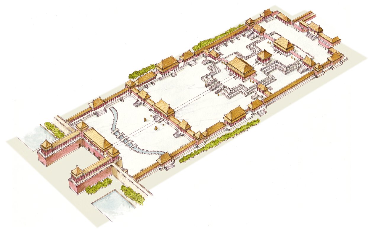 Ciudad Prohibida, Pekín (detalle) de Fernando Aznar Cenamor