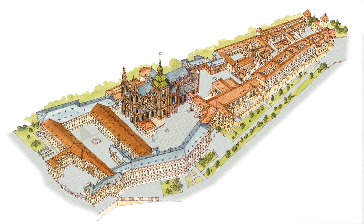 Castillo de Praga. Praga, República Checa de Fernando Aznar Cenamor