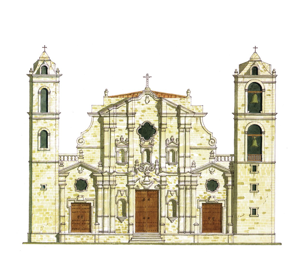 Catedral de La Habana. Cuba de Fernando Aznar Cenamor