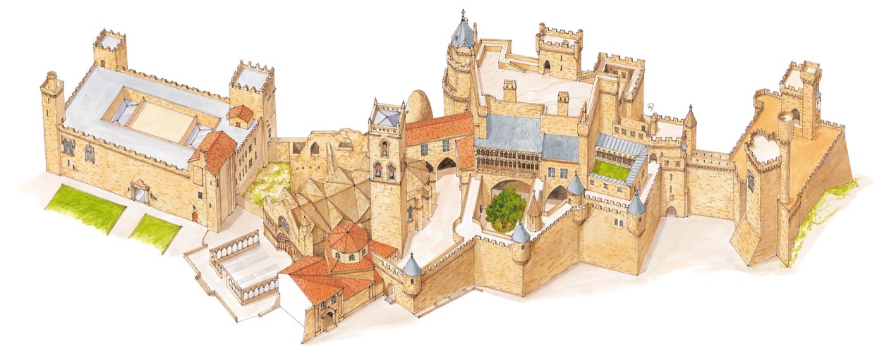 Castillo de Olite, Navarra, España de Fernando Aznar Cenamor