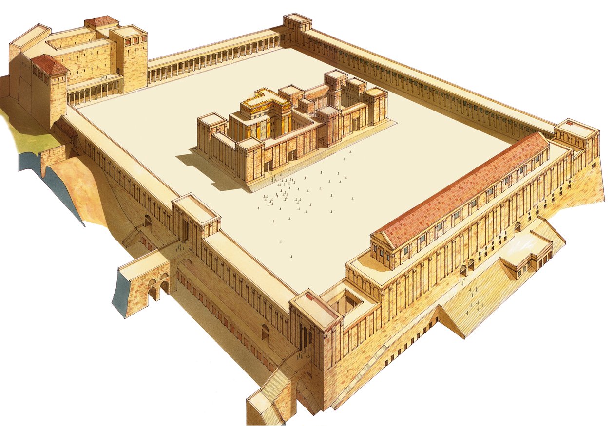 Templo en Jerusalén. Templo de Herodes de Fernando Aznar Cenamor