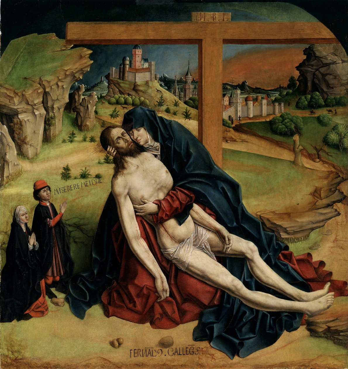 Piedad, 1465-1470 de Fernando Gallego