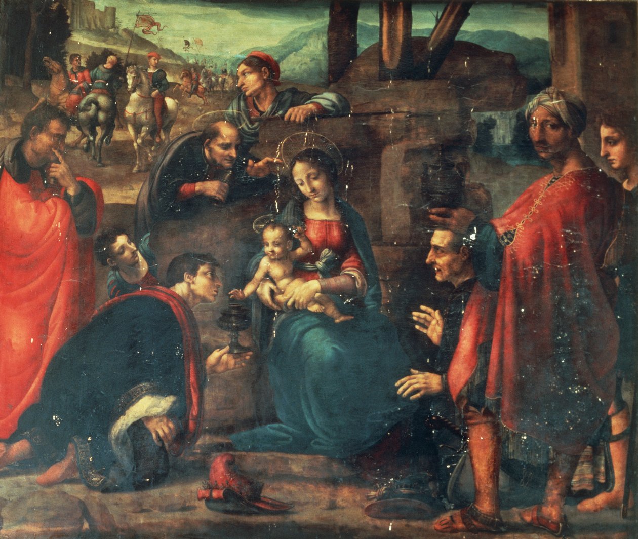 Adoración de los Reyes Magos de Fernando de Llanos