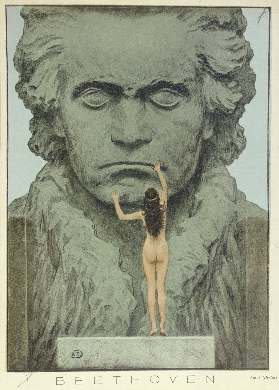Beethoven, publicado en "Jugend". de Fidus