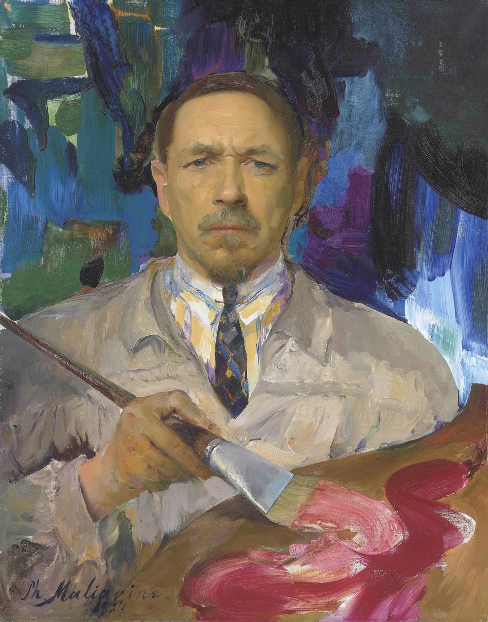 Autorretrato de Filipp Andreevich Maliavin