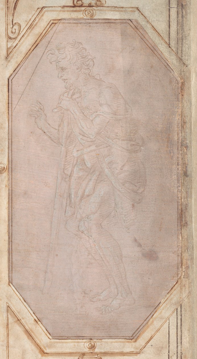 Hombre con un palo de Filippino Lippi