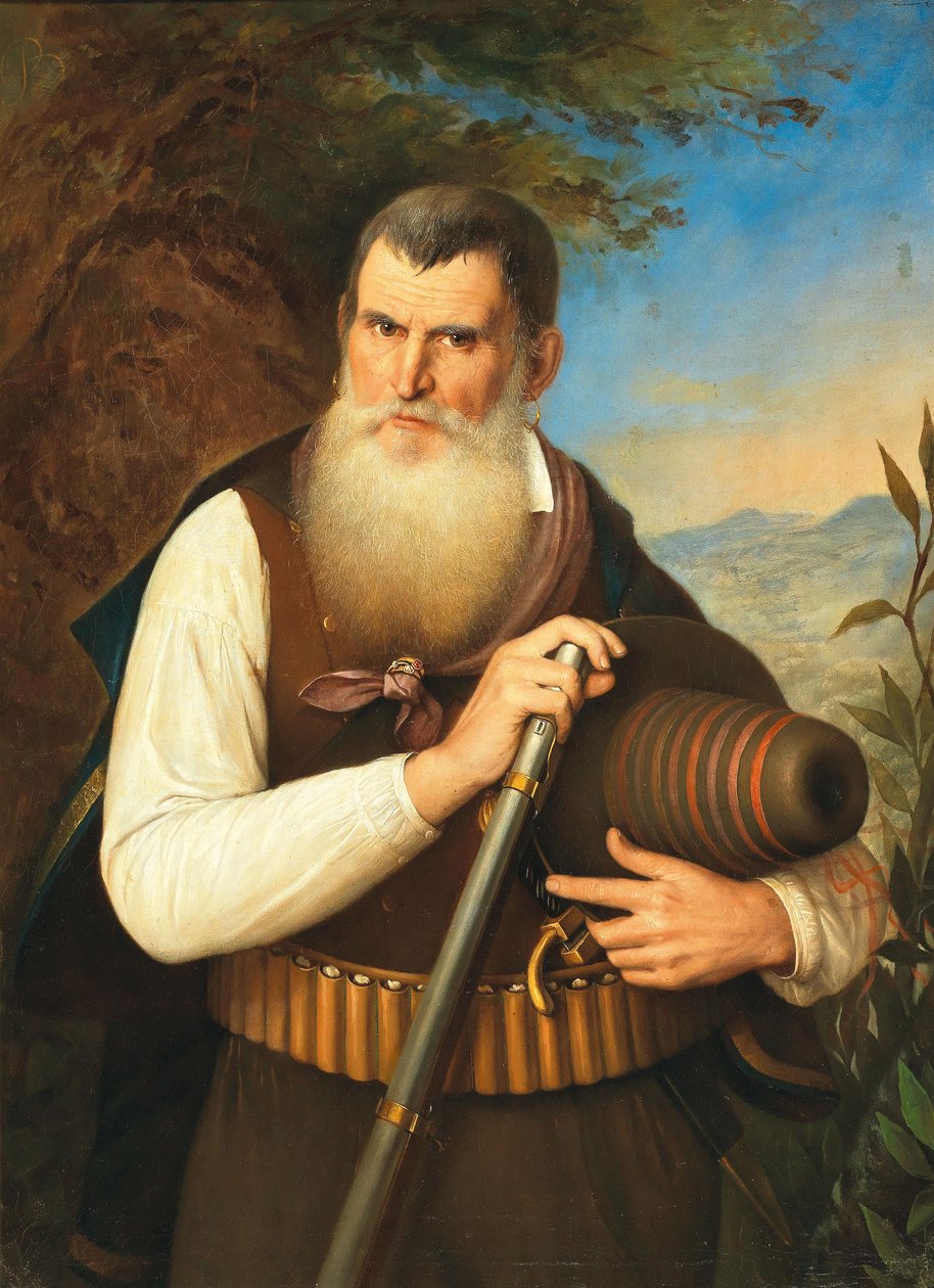 Retrato de Antonio Gasbarrone 1793-1880 de Filippo Balbi