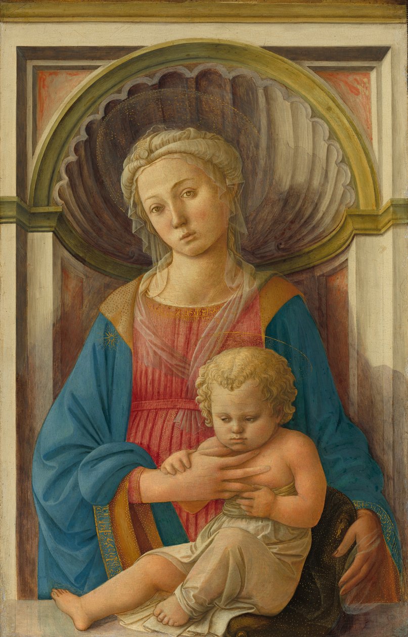 Madonna y el niño de Filippo Lippi