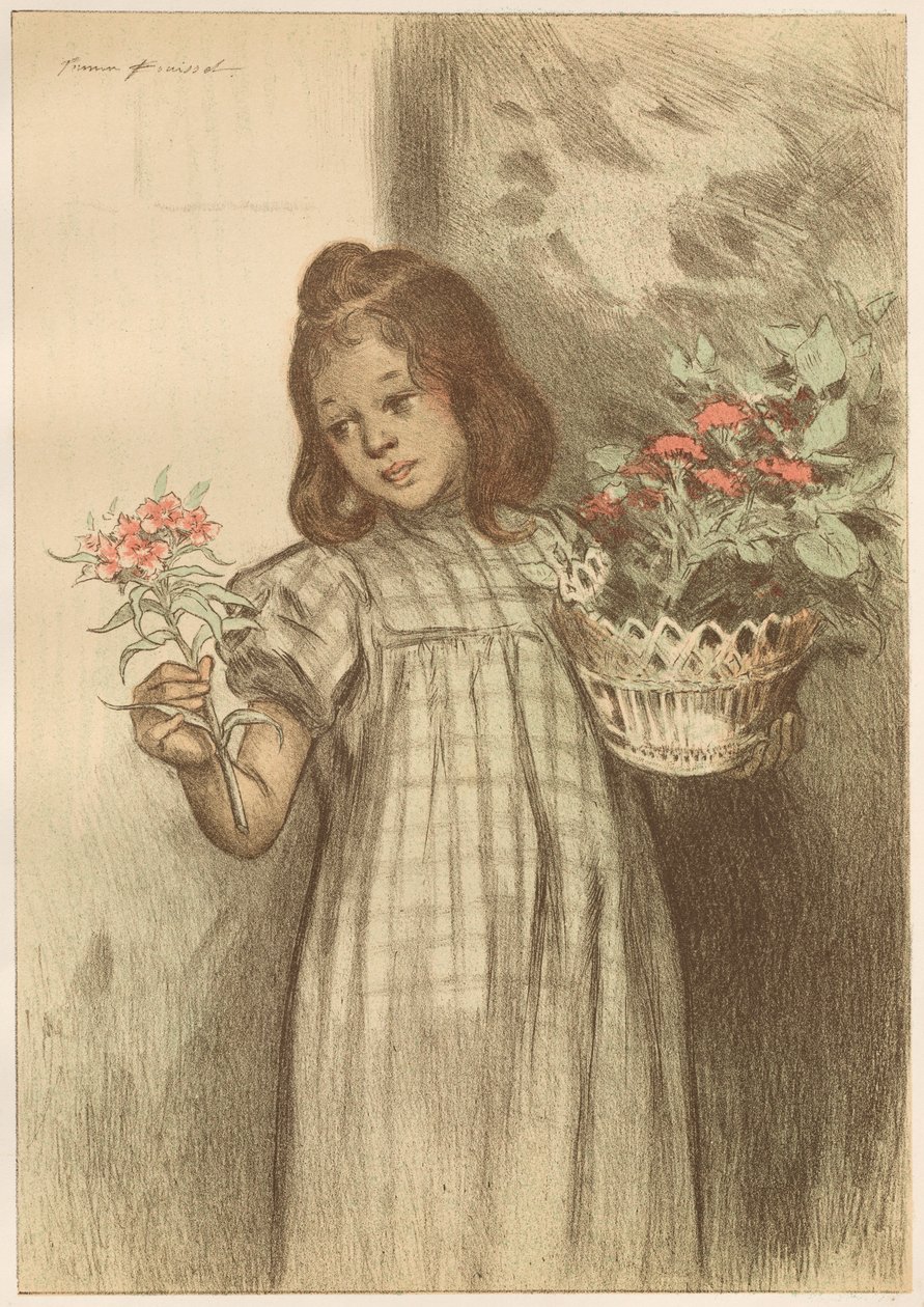 Bouquetière, publicado en 1899 de Firmin Bouisset