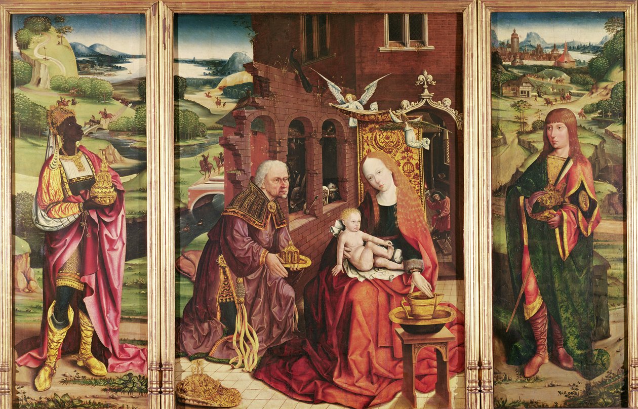 Adoración de los Magos de Flemish School