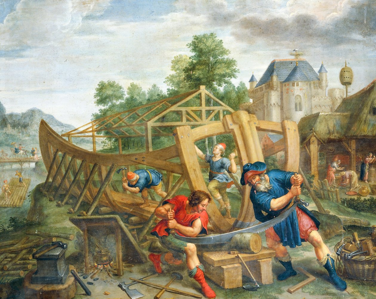 Construyendo el arca de Flemish School