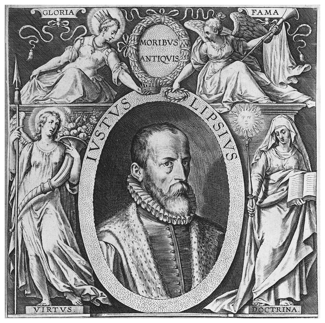 Justus Lipsius (grabado) de Flemish School