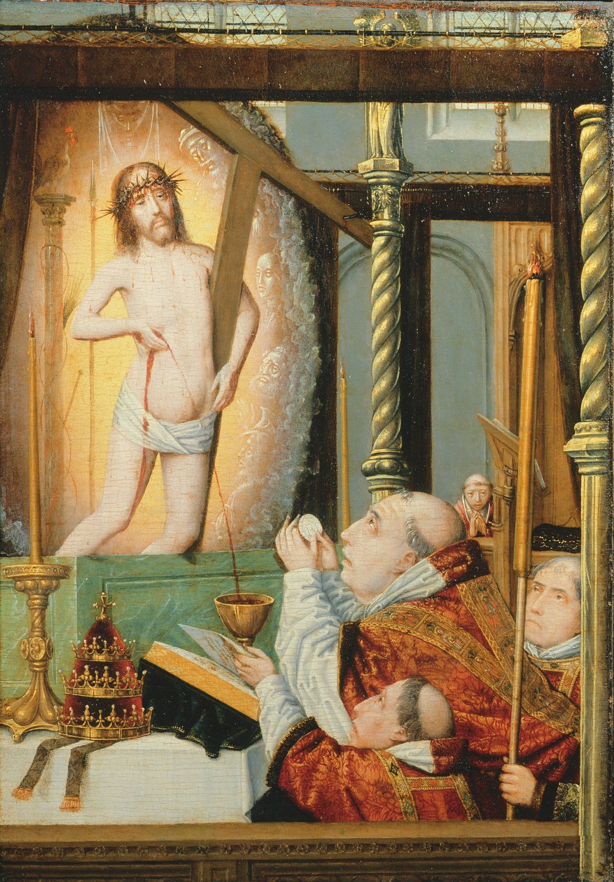 Misa de San Gregorio, c.1510 de Flemish School