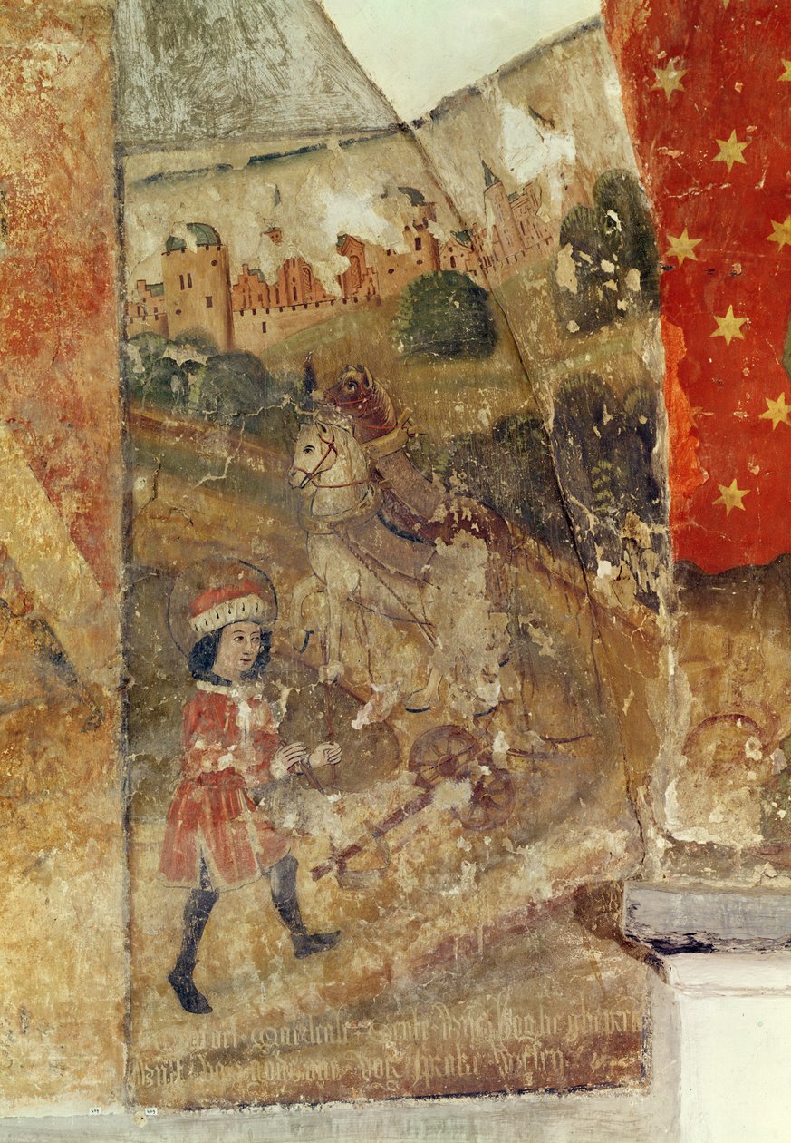 San Guido, mural de la cripta, c.1480-1540 de Flemish School