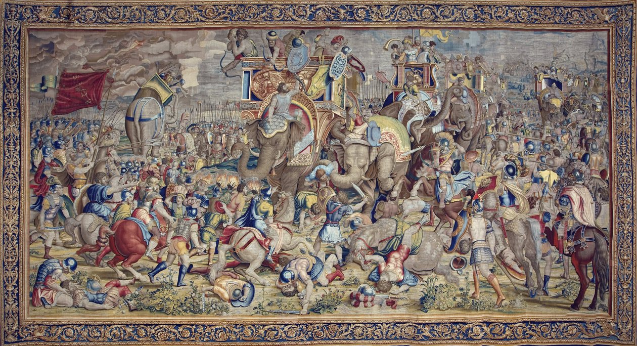 Historia de Aníbal, c.1570 (tapiz) de Flemish School
