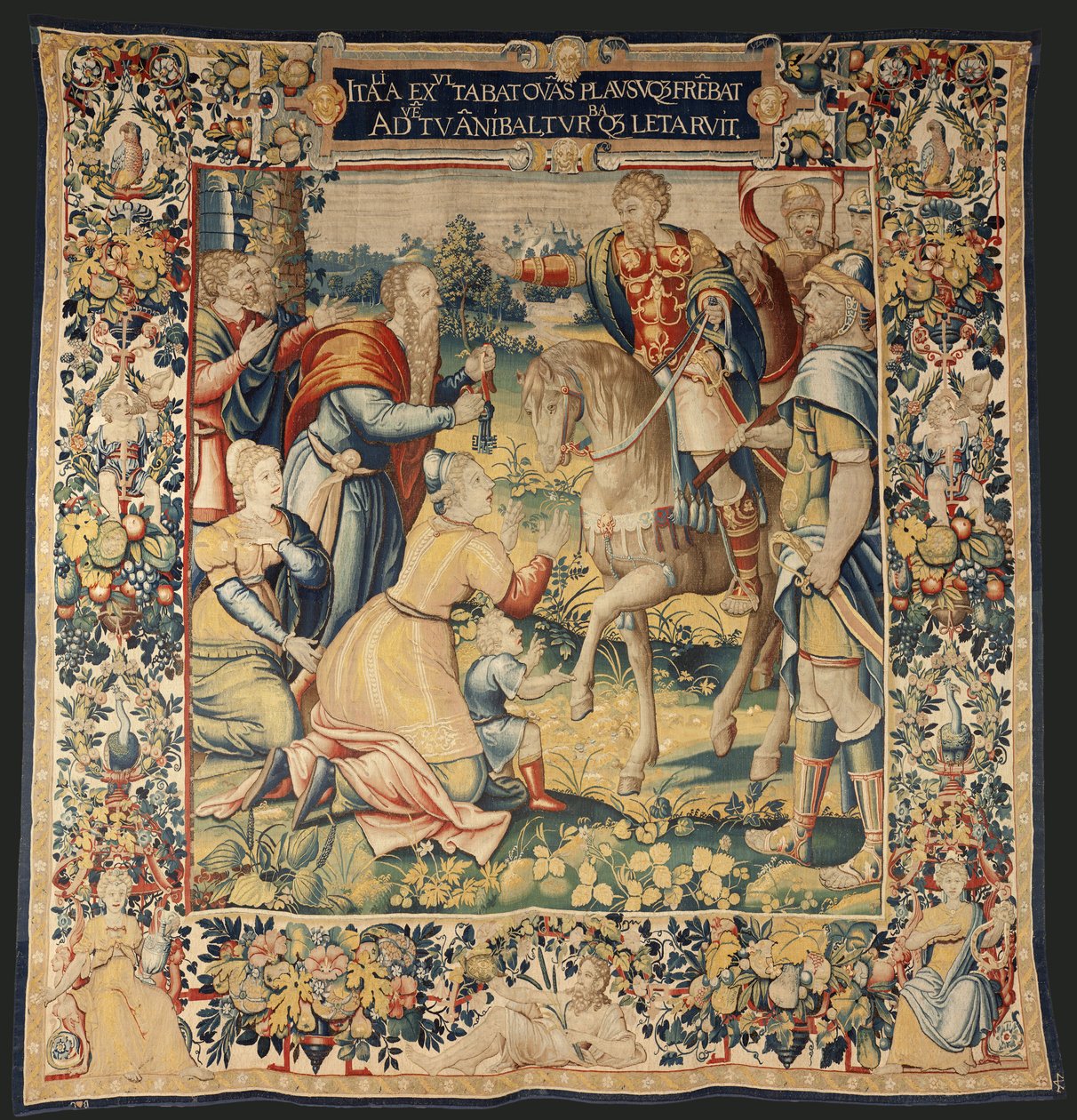 Historia de Aníbal, c.1570 (tapiz) de Flemish School