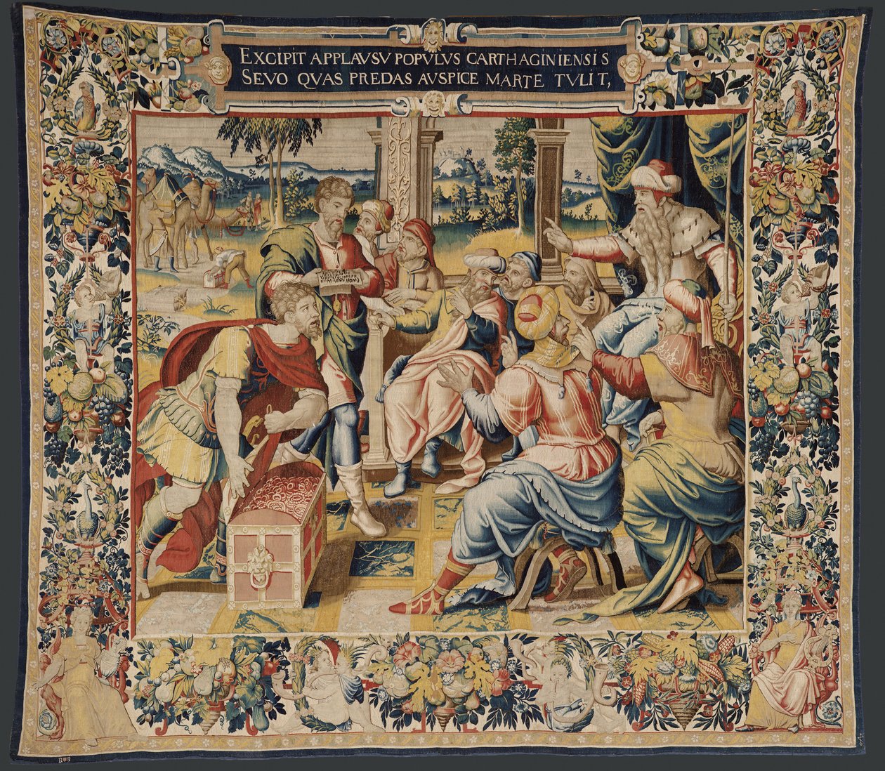 Historia de Aníbal, c.1570 (tapiz) de Flemish School