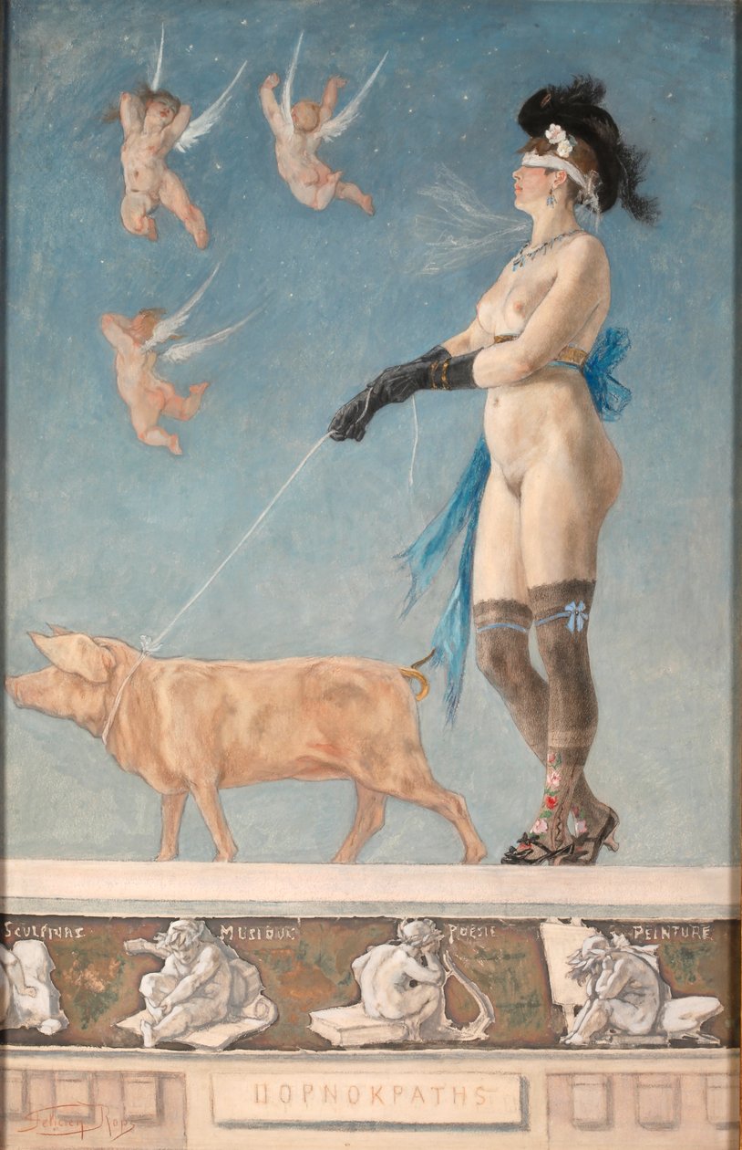 Pornokratès de Félicien Rops