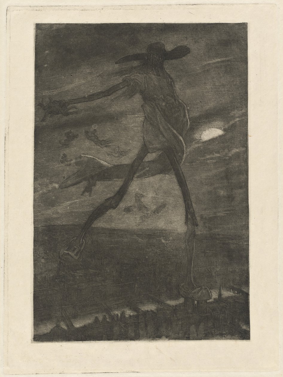 Satanás sembrando cizaña de Félicien Rops