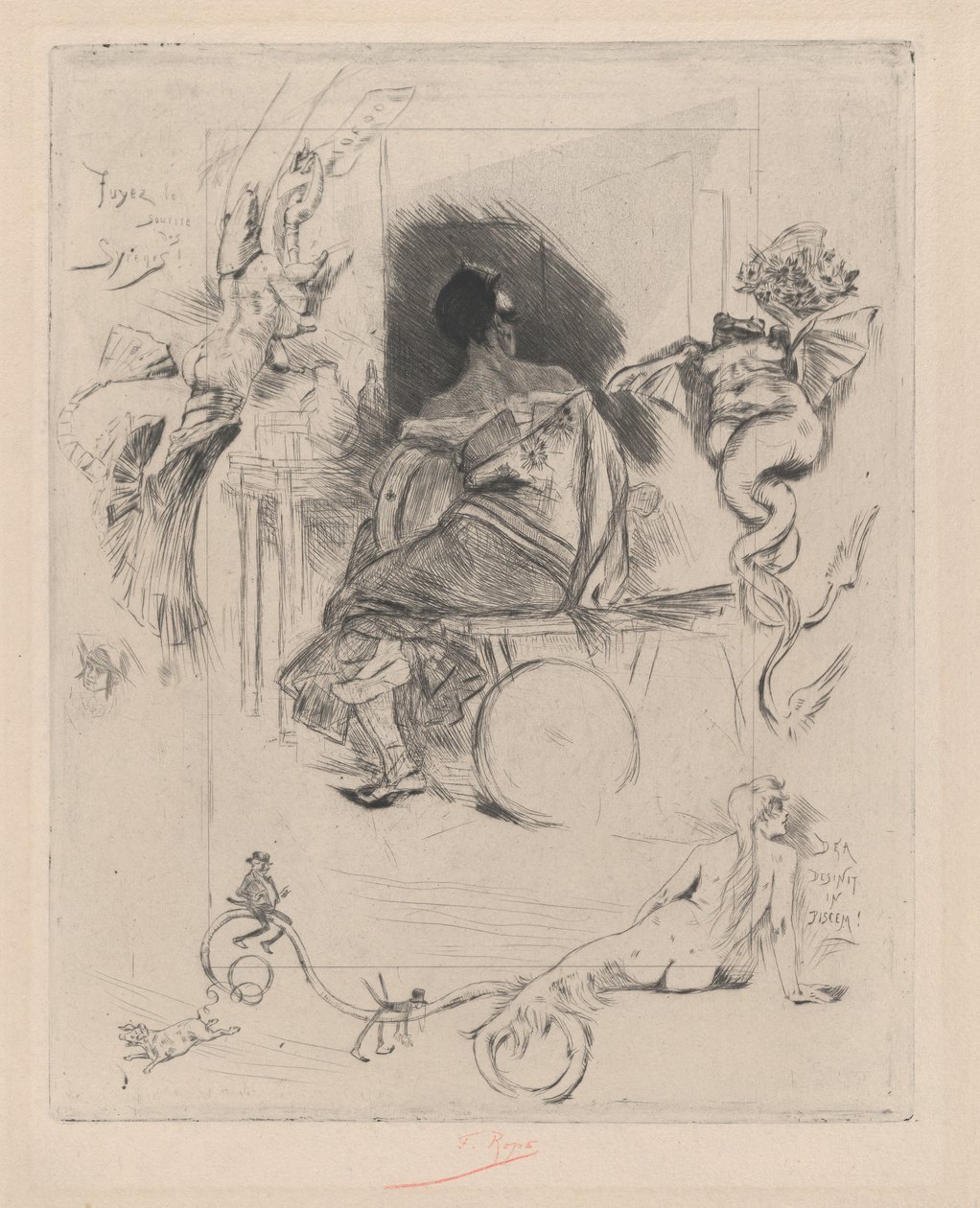 La última maja de Félicien Rops