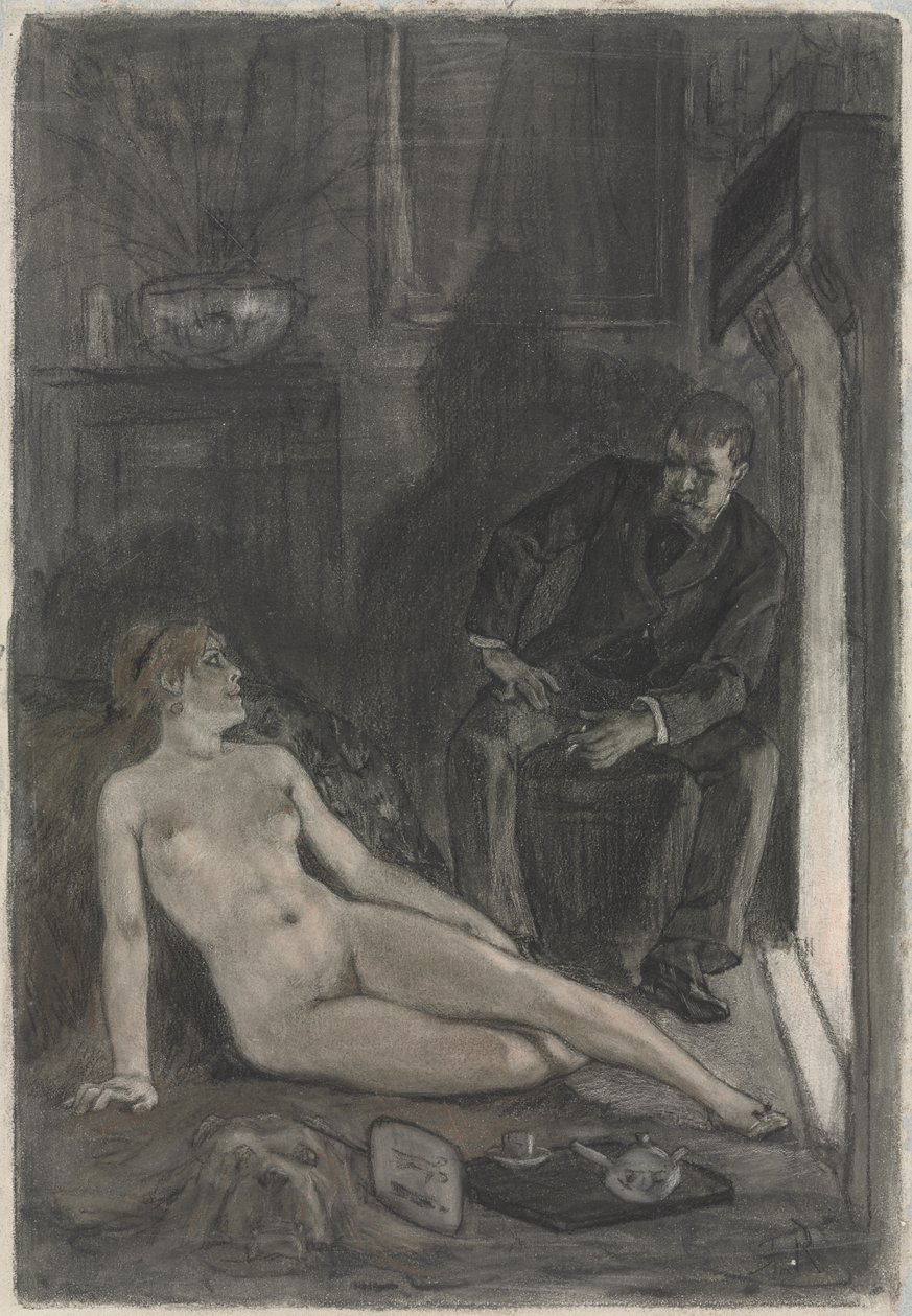 Winter Evening de Félicien Rops