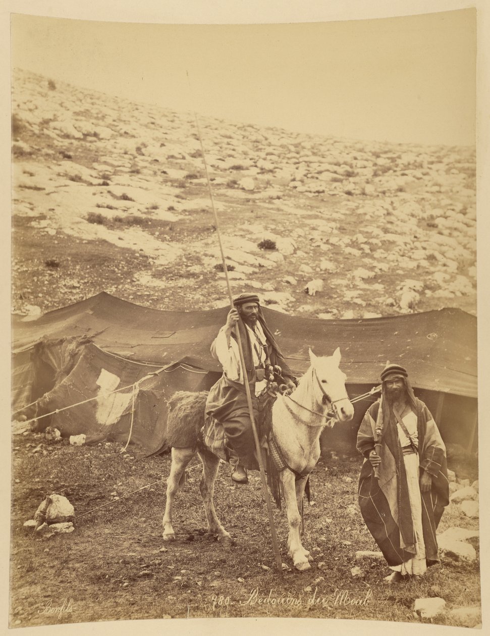 Beduinos de Moab de Félix Bonfils
