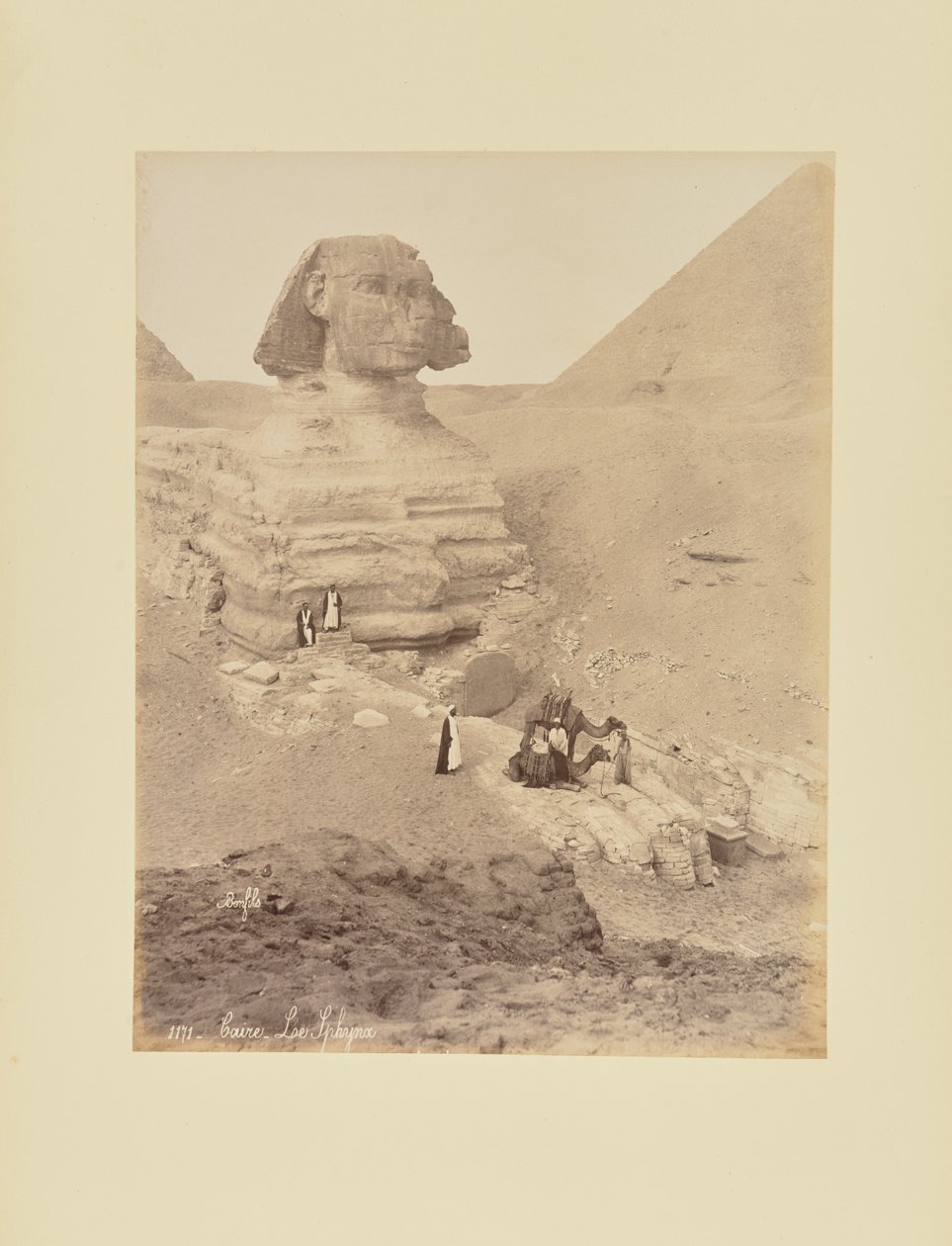 El Cairo - Le Sphynx de Félix Bonfils