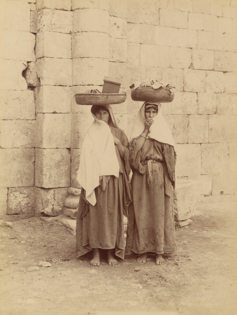 Mujeres de Siloé, Palestina de Félix Bonfils