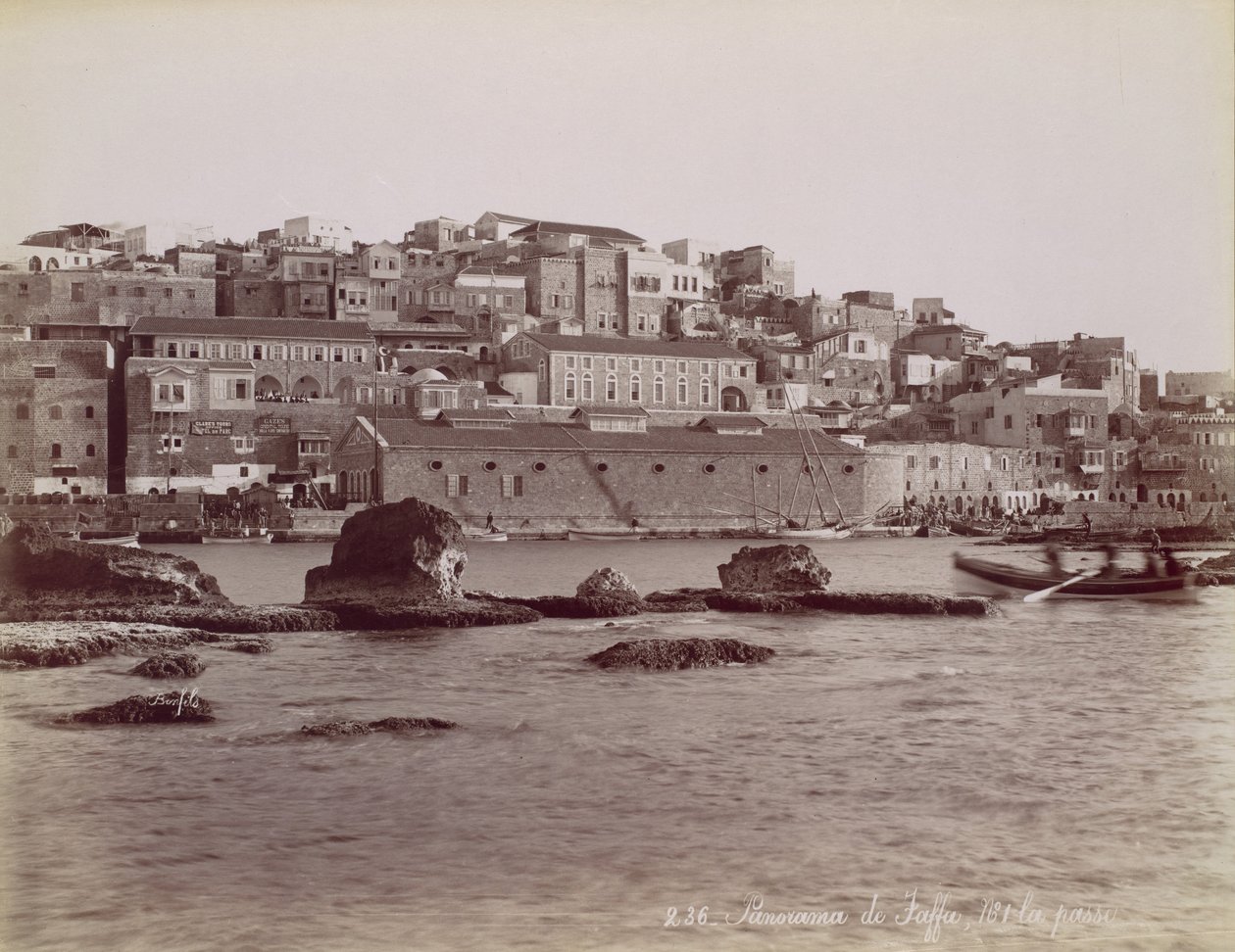 Panorama de Jaffa, ca. 1880 de Félix Bonfils