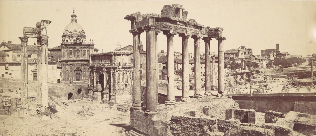 [El Foro Romano], ca. 1870s de Félix Bonfils