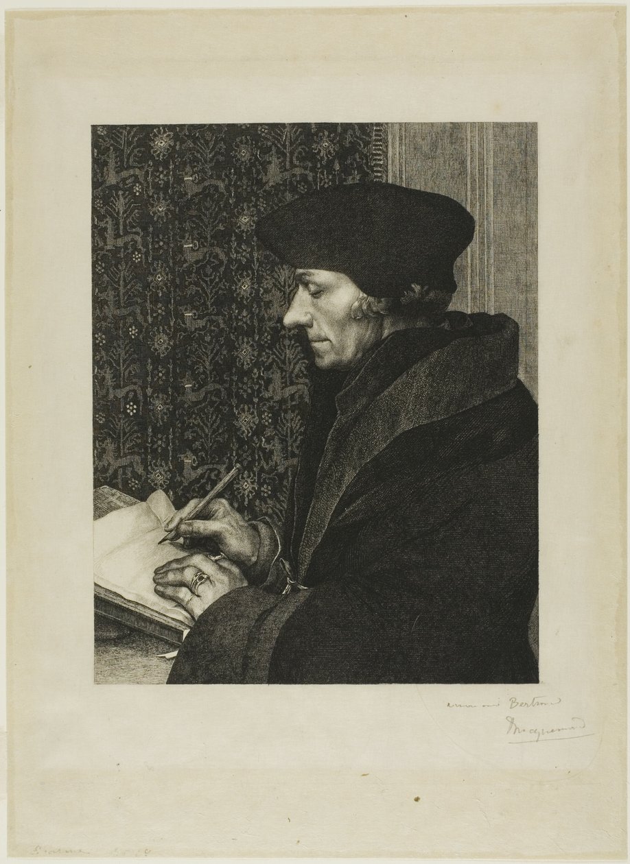 Erasmus de Félix Henri Bracquemond