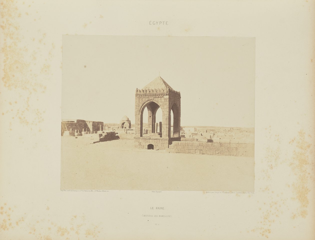Kairo. Cementerio mameluco de Félix Teynard