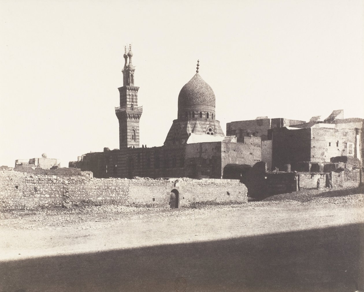 Le Kaire, Mezquita Nâcéryeh, 1851-52, impreso 1853-54 de Félix Teynard