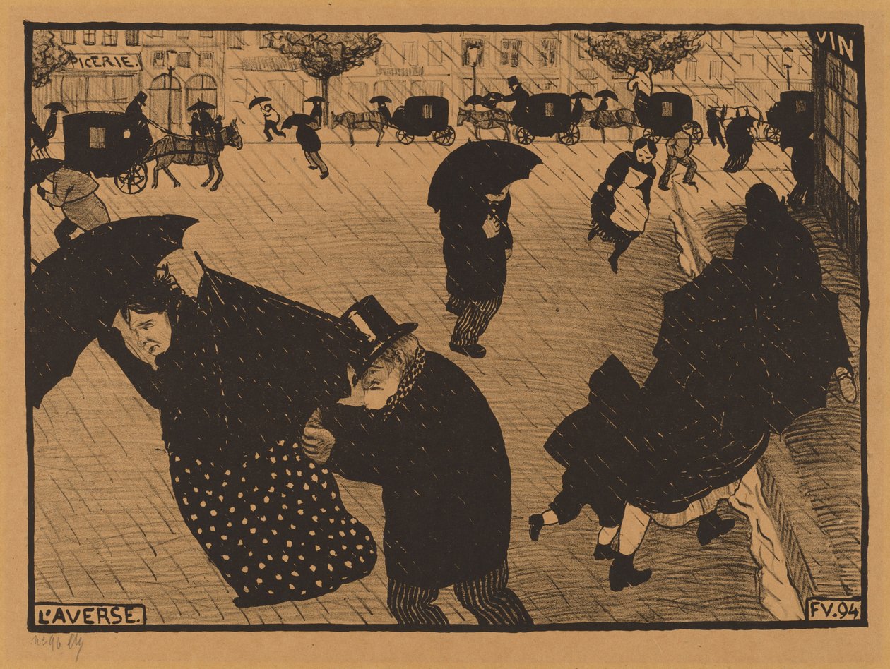 El aguacero de Félix Vallotton