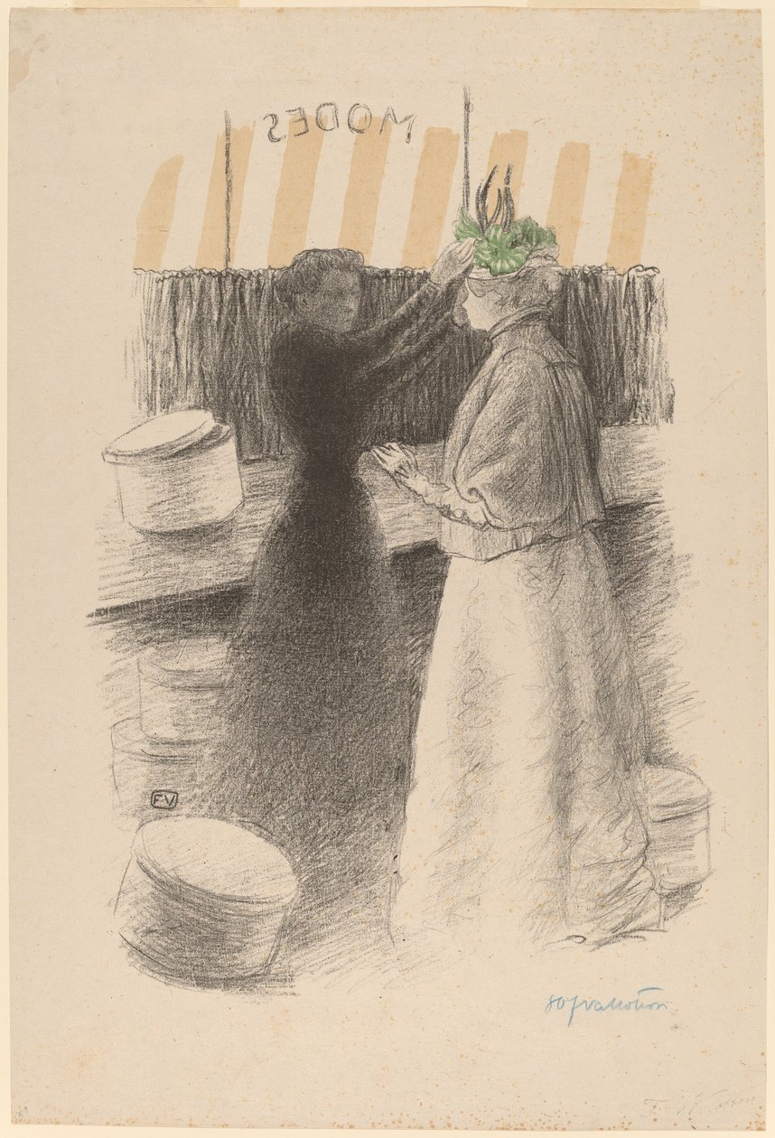 El Sombrero Verde de Félix Vallotton