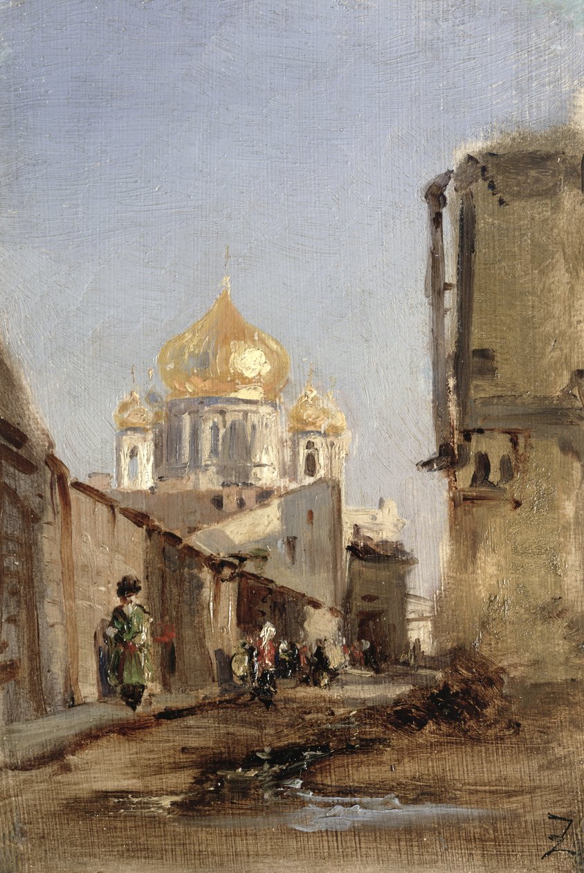 Estudio de Tobolsk, 1842 de Félix Ziem